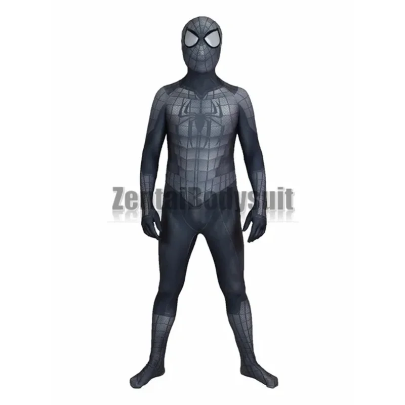 Black Armour Spiderhero Costume 3D Cosplay Spiderheros Armour Zentai Suit Halloween Party Costumes