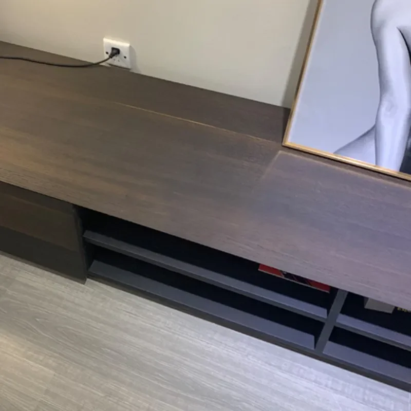 Italian minimalist TV cabinet living room side cabinet