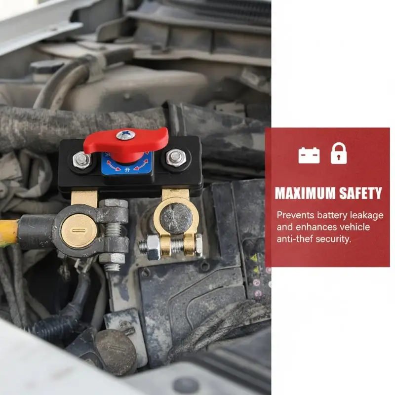 Car Battery Disconnect Switch Automatic Circuit Breaker AntiLeakage Device for Car SUV Truck Power Lock System