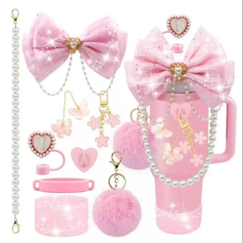 For Stanley Set Bling for Stanley Cup Accessory for 40-30-20oz Cups with Handle