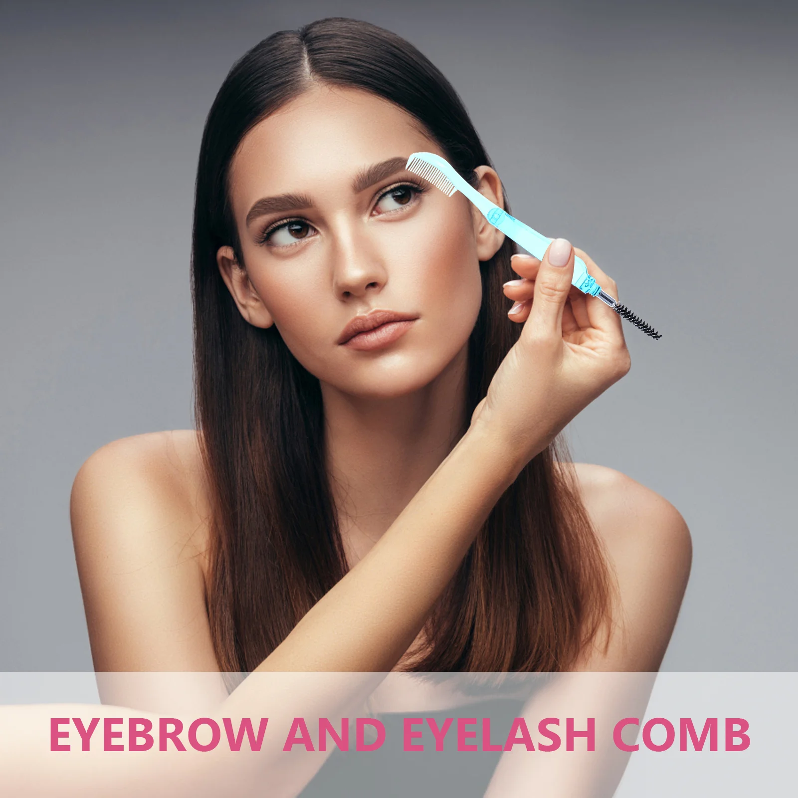 

6Pcs Folding Eyelash Combs Eyebrow Combs Lash Brushes Plastic Handle Bendable Design Eyelash Separator Grooming Makeup Tool