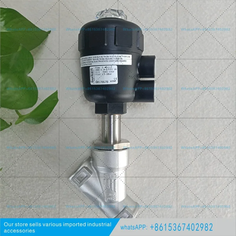 Baode Pneumatic Angle Seat Valve 2000 A 20.0 PTFE VA 00178678 Original in stock