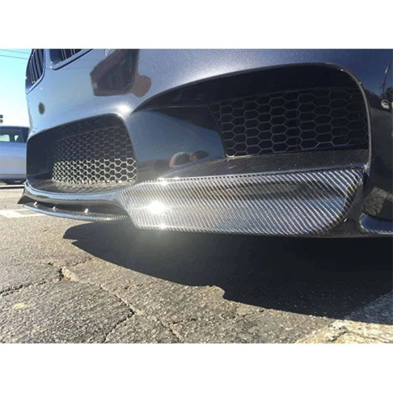 Hot Selling New V Style Carbon Fiber Front Bumper Add-on Lip (2pcs) 2011-2016