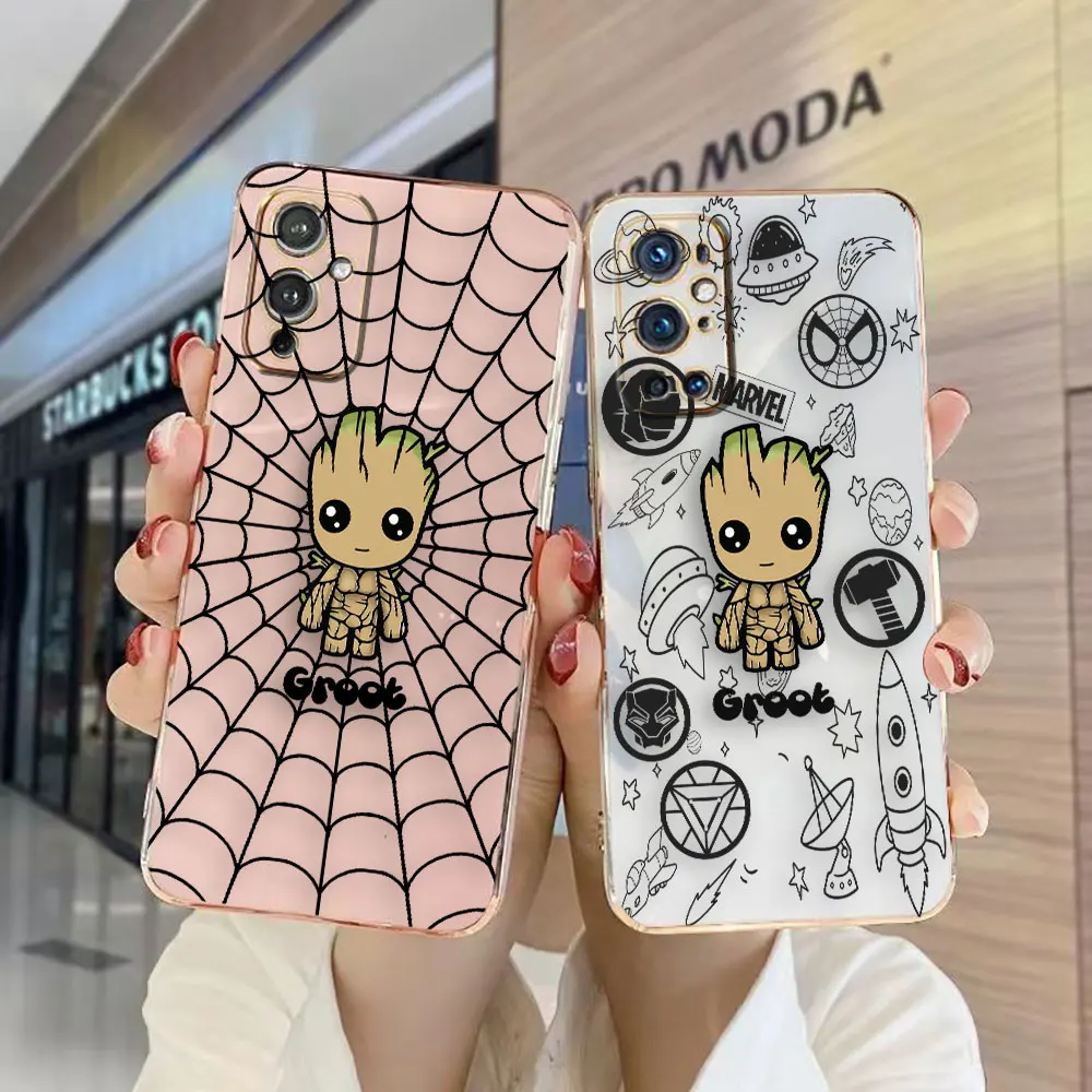 Wunder Spinne Groot Baby Cover glatt E-TPU Handy hülle oneplus 8 8t 9 nord ce 2 3 moto g8 g9 g22 g30 g52 g60 g Stylus Fall Funda