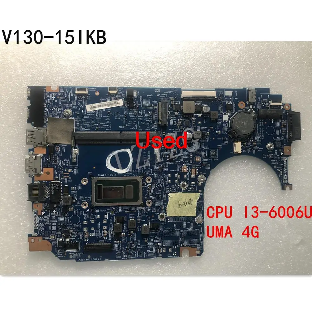 

Used For Lenovo V130-15IKB Laptop Motherboard With CPU I3-6006U 4G UMA FRU 5B20S57246