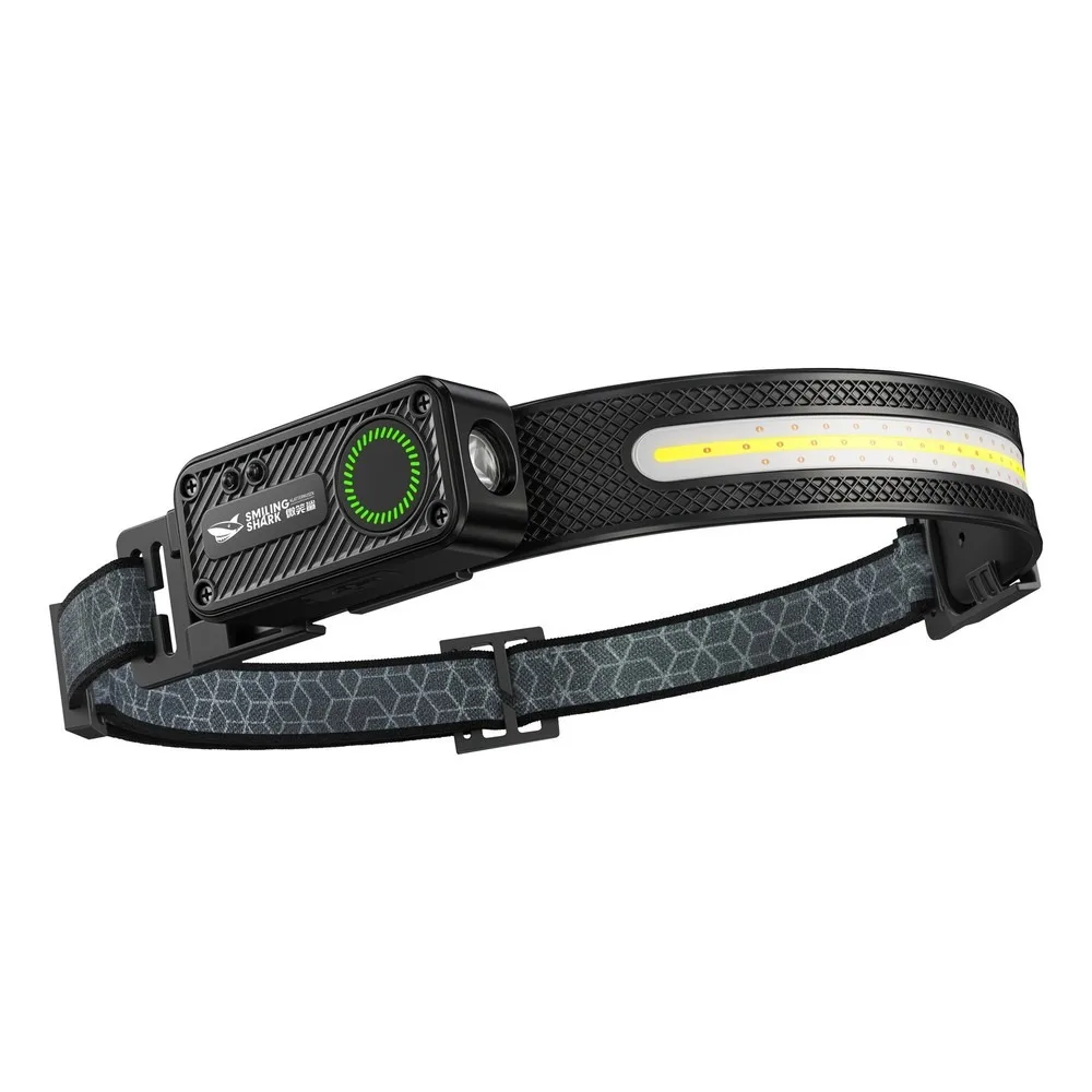 Multipurpose LED Sensor Wristband, Bright Light for Night Running, Hiking, Fishing, Magnetic Ruler, Multi-Form Lighting