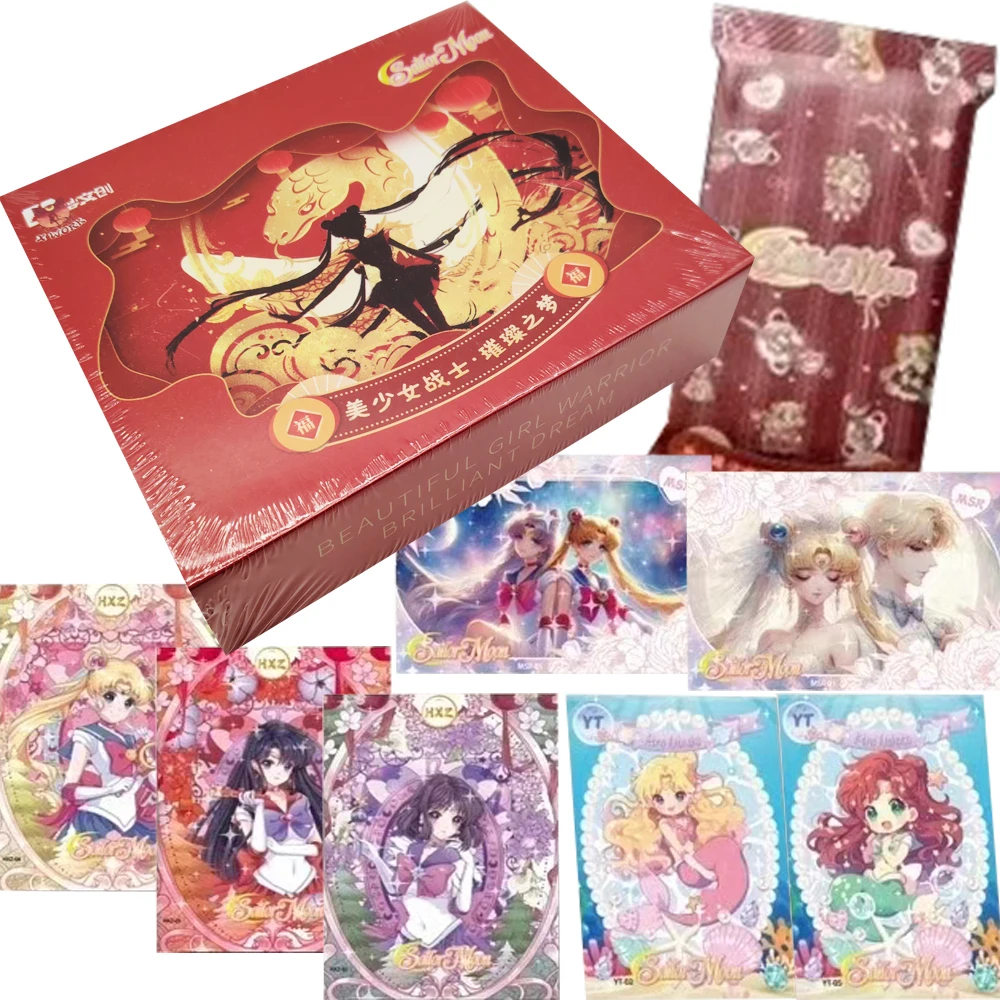 

Коллекционные карты Сейлор Мун, блестящие и сияющие Хэллоуин, ограниченная серия, милая волшебная девушка, аниме, периферийные карты, подарки