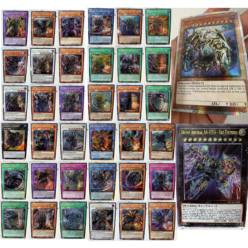 Yu-Gi-Oh! Niebieskie oczy biały smok czarny magik dziewczyna DIY domowej roboty brązujący gra zabawki karta kolekcjonerska świąteczny prezent urodzinowy