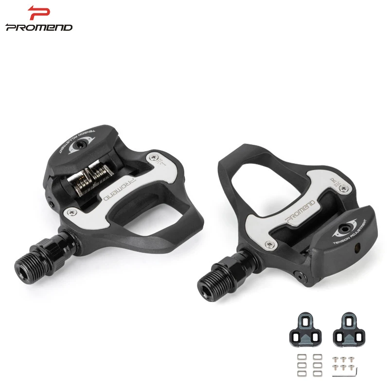 PROMEND New Self-Locking Bike Pedal for Look Keo Bearings Cleats  Super light Aluminum alloy Compatibility Lock  296g