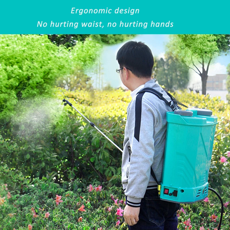 20L Motorized Knapsack Agriculture Battery Operated Sprayer Electrostatic Agricultural Electric 16 Litre Power Pump Sprayer