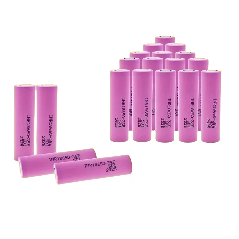 100% Original Rechargeable Battery 3500mAh 25A Discharge INR18650 35E 3.7V 3500mAh Lithium-ion 18650 Battery