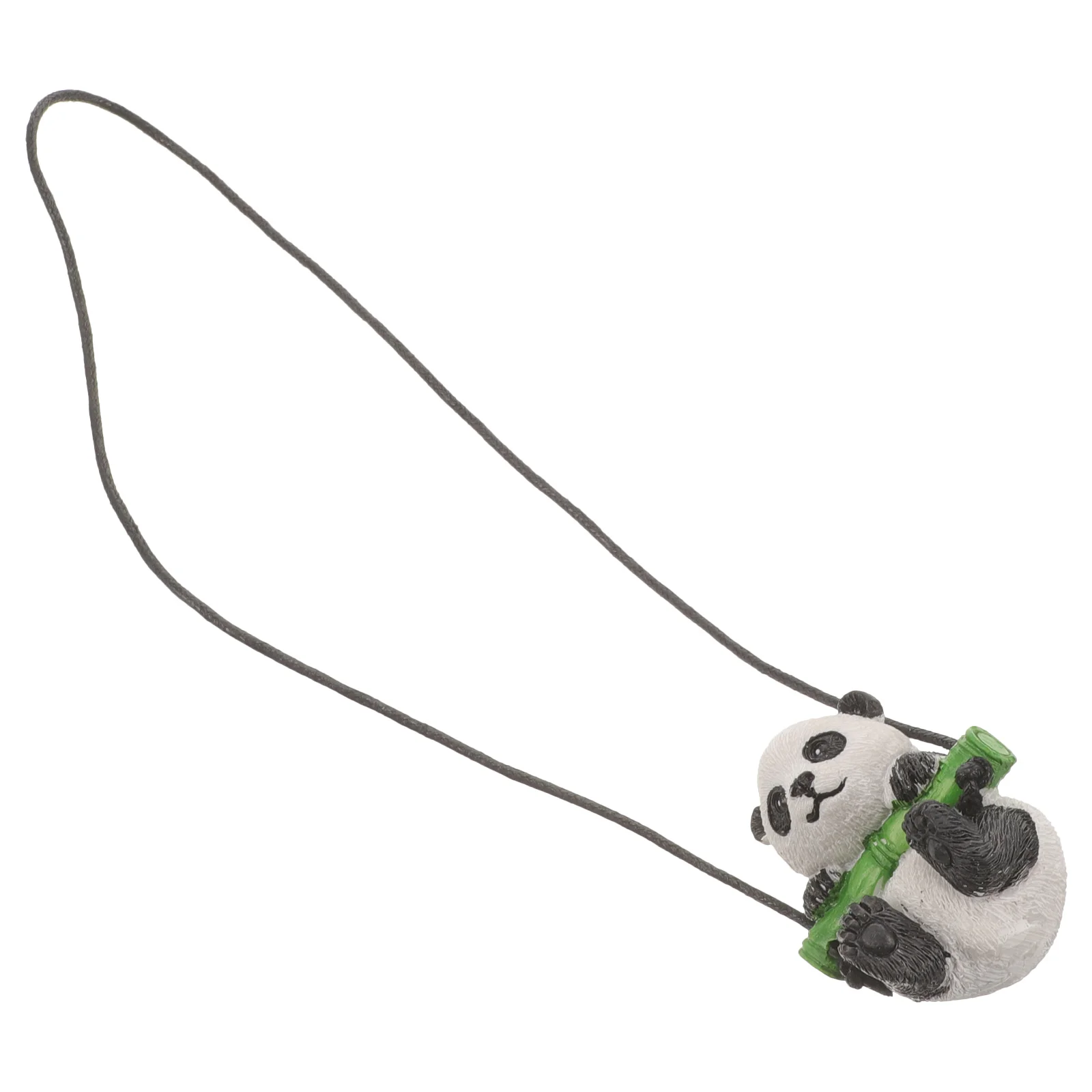 

Panda Ornament Hanging Pendant Resin Rear View Mirror Rear View Mirror Accessories Accessories Charm Cute Panda Car Decor