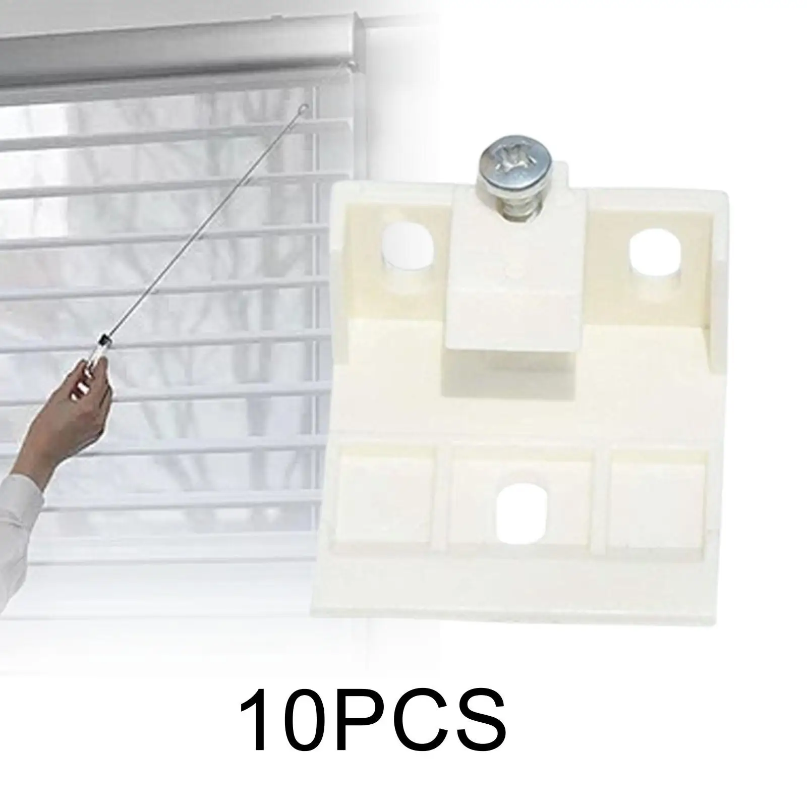 

10 Pieces Mount Bracket Holder for 3/4inch Shade Wide Beam Folding Blinds Professional Portable Replacement Shade Brackets