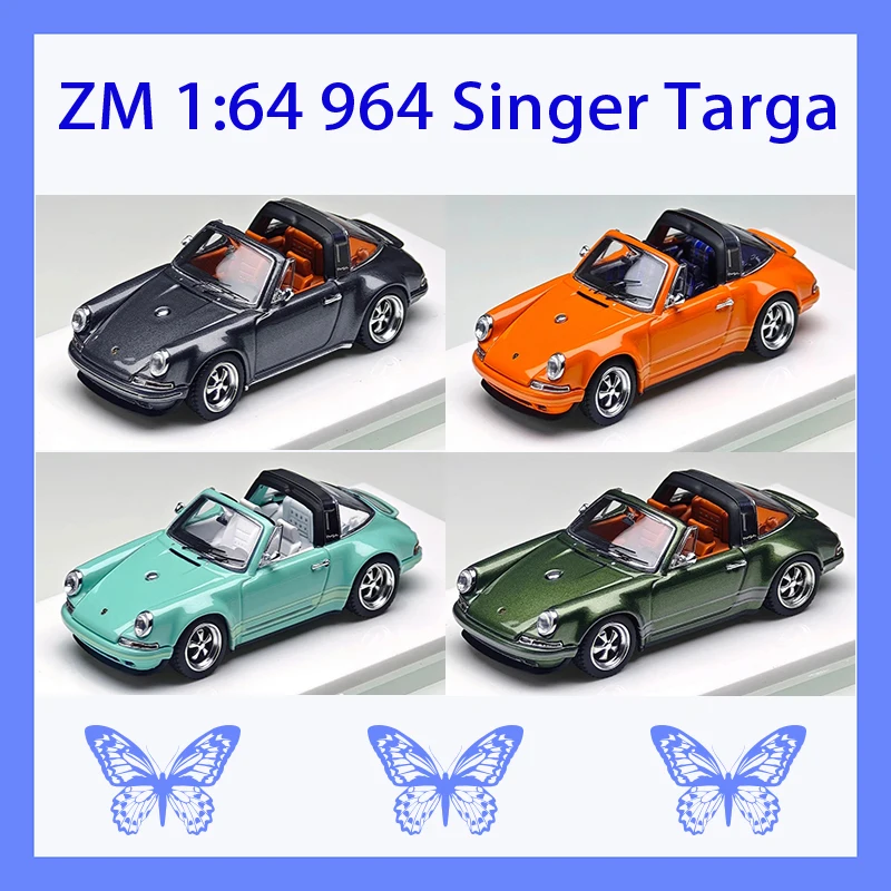 ZM 1:64 Scale 964 Singer Targa Alloy Car Model For Collection Display & Holiday Gifts Toys