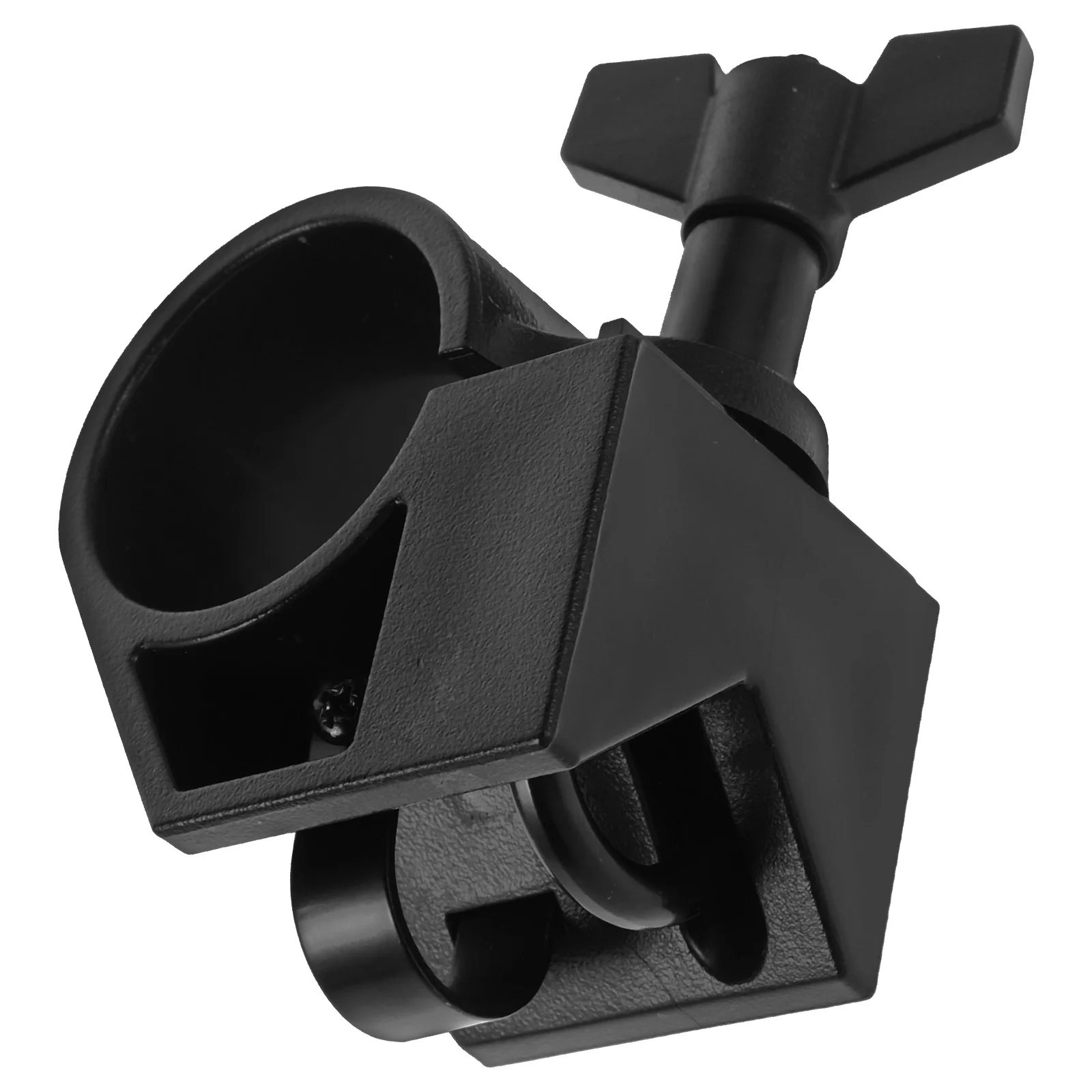 مشبك رف الطبل الإلكتروني، مشبك أنبوبي مدمج للتركيب الآمن على مجموعات الطبول المختلفة، حامل أجزاء الأدوات المتين #6