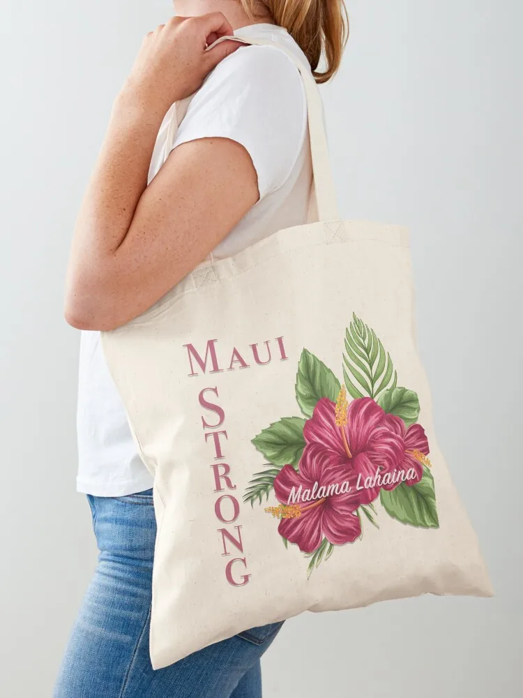 Malama Lahaina - Maui Strong 2 Tote Bag hand bags tote bags cloth bags Canvas Tote Bag