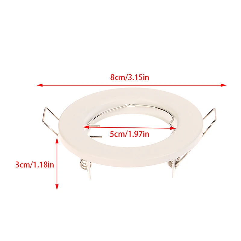 1Pc Down Light Frame Recessed LED Ceiling Downlight GU10 MR16 Ceiling Spot Lights Fixture Spot Light Fitting For Housing