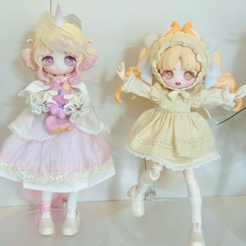 

New Lulu Spirit Story Series Original 1/12 Electronic Pet Bjd Joint Movable Doll Trendy Play Blind Box Ornament Toy Doll Gift