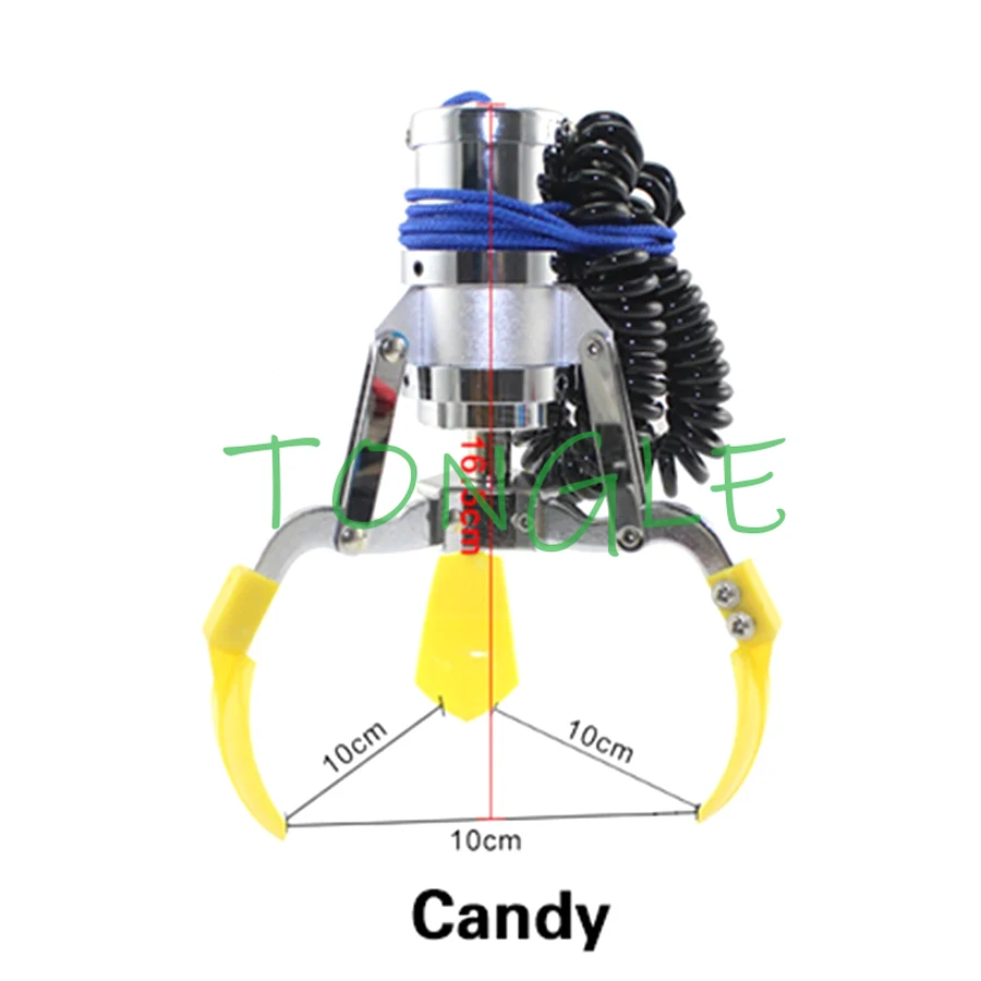 1PCs Stainless Steel Claw With Coil Spring Crane Game Vending Machine Candy Arcade Crazy Prize Crawler Metal Gantry Accessories