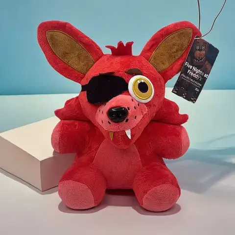 ตุ๊กตา FNAF น่ารัก ตุ๊กตาเกม 18 ซม. ตุ๊กตาหมีบอนนี่ ตุ๊กตาการ์ตูนฟ็อกซี่ ตุ๊กตาเฟรดดี้ ของเล่นสำหรับเด็ก ของขวัญ