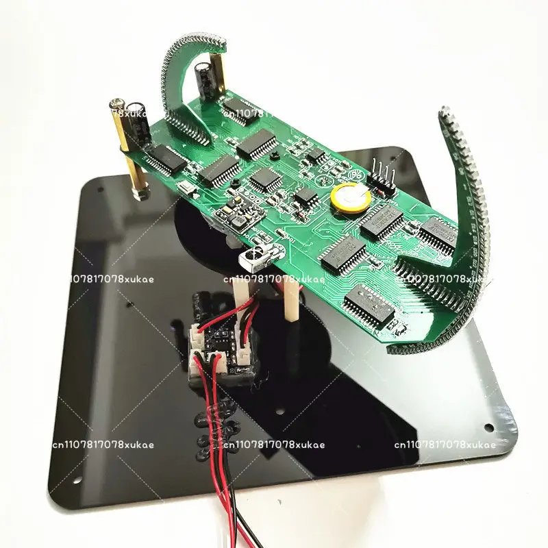 Double Spherical Rotating LED Display POV Clock Kit Advertising Screen Display Screen Globe DIY Kit Parts