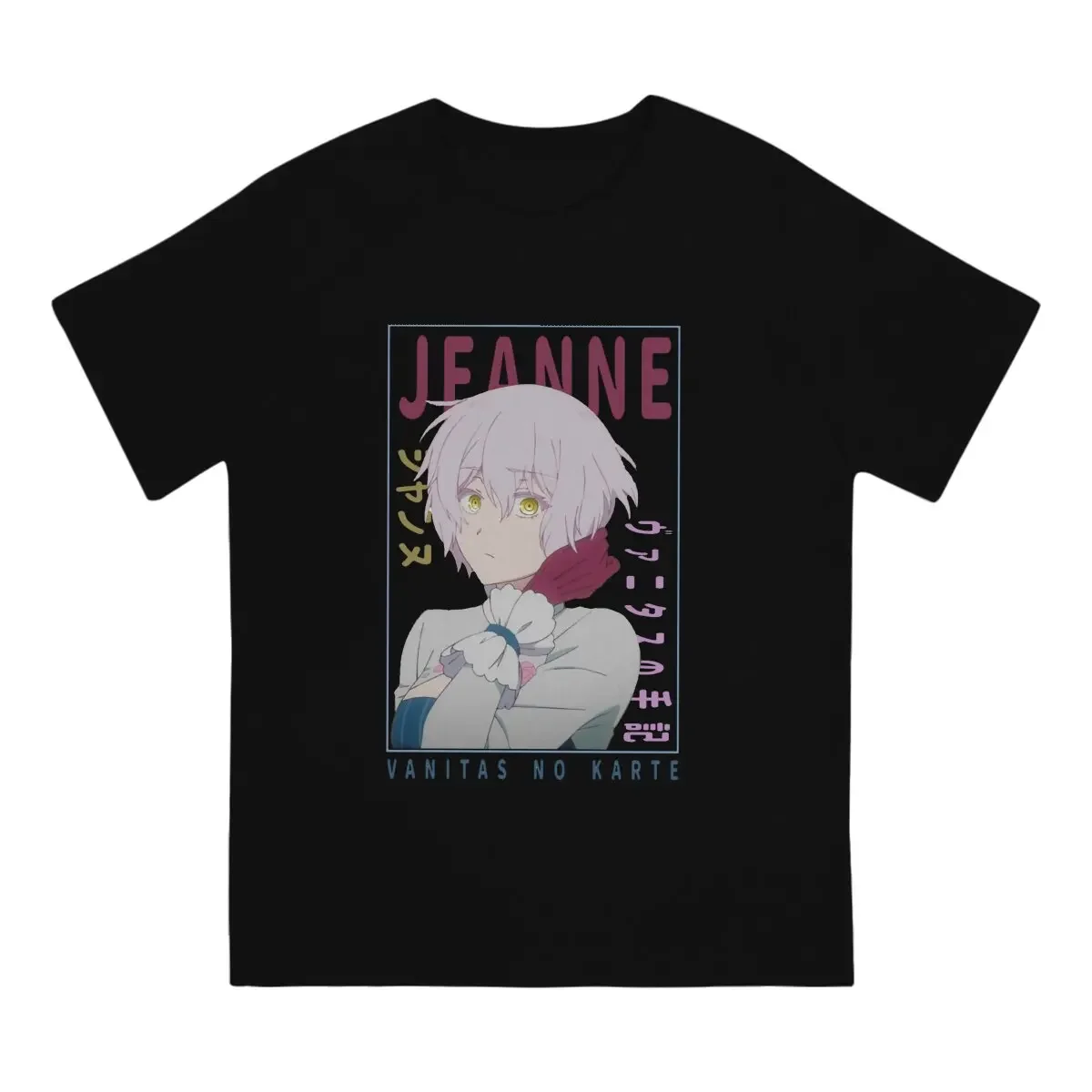 Unique Jeanne No Karte  T-Shirt Men Crewneck Pure Cotton T Shirt The Case Study of Vanitas Short Sleeve Tees Gift Idea Tops