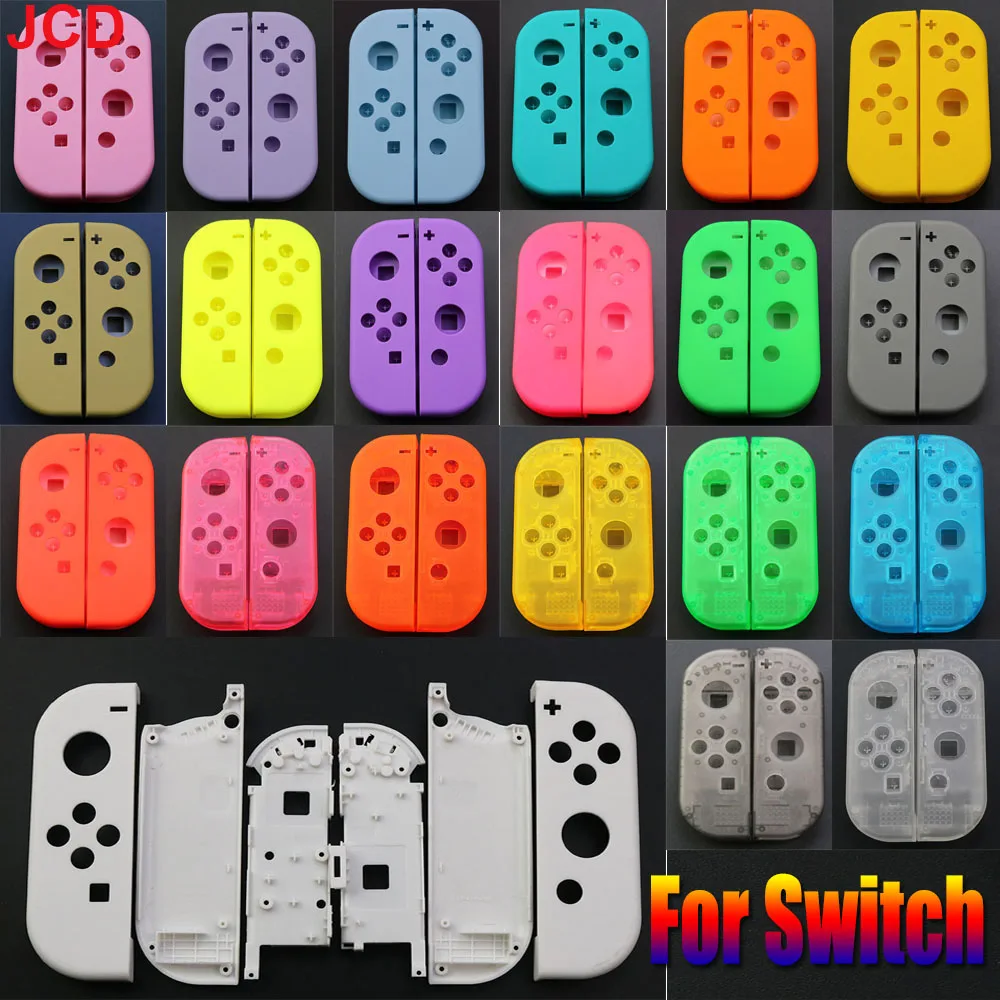 JCD DIY Replacement Housing joy-Con Shell Case Set For Switch NS NX Console and Right Left Switch Joycon Controller Shell