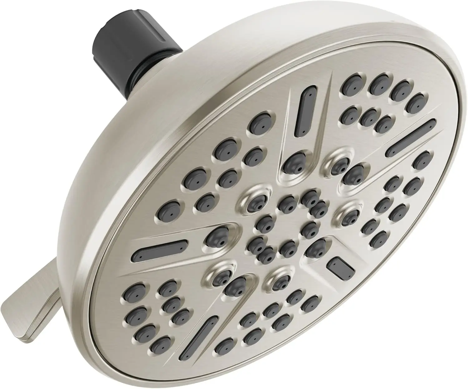 

8-Spray Touch-Clean Shower Head in Brushed Nickel, 1.75 GPM Water Flow, Stainless Steel Design