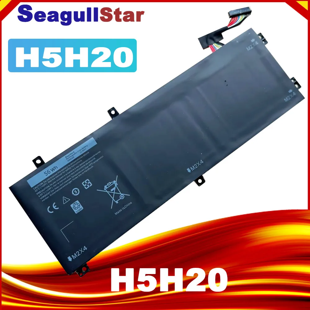 New H5H20 Battery for Precision 5520 5530 5540 M5510 XPS 15 7590 7591 9560 9570