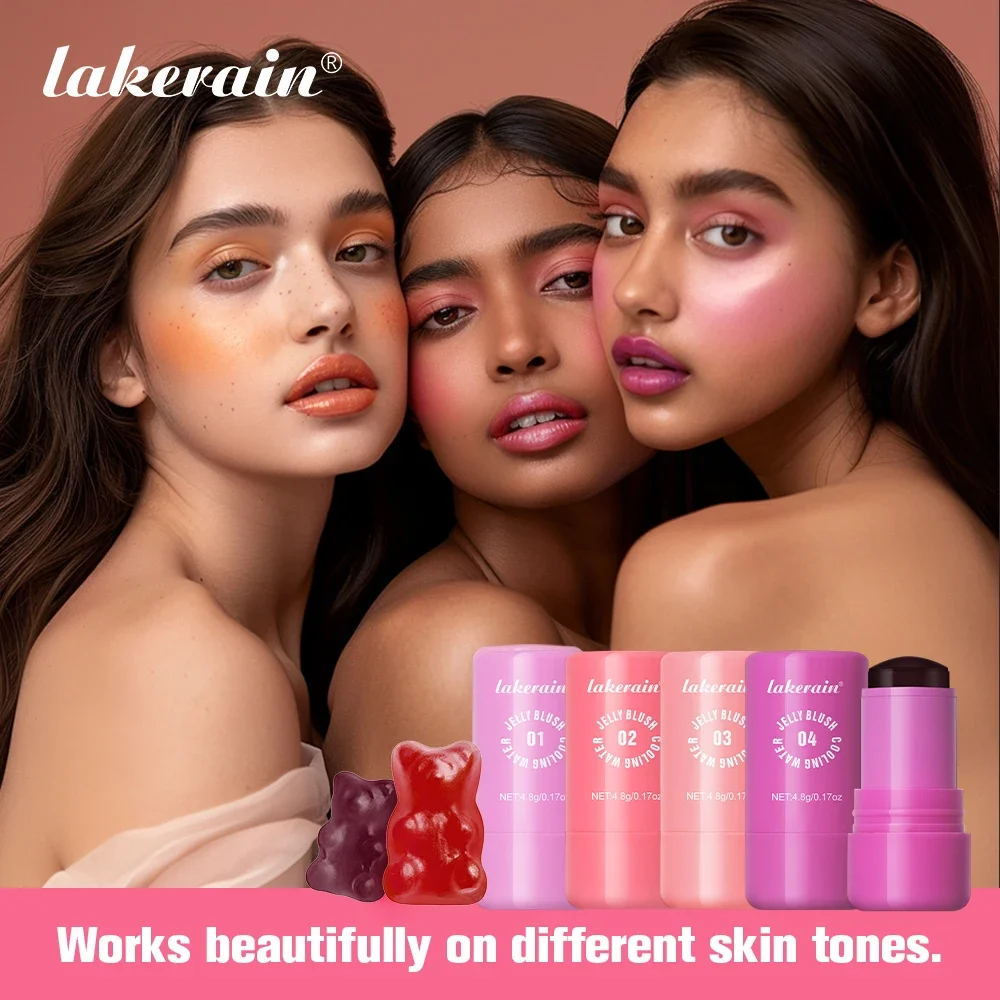 

Original Cooling Water Jelly Blush Stick Blush Tinted CosmeticsTint Stick Watercolor Multi-Use Matte Blush Makeup For Women novo