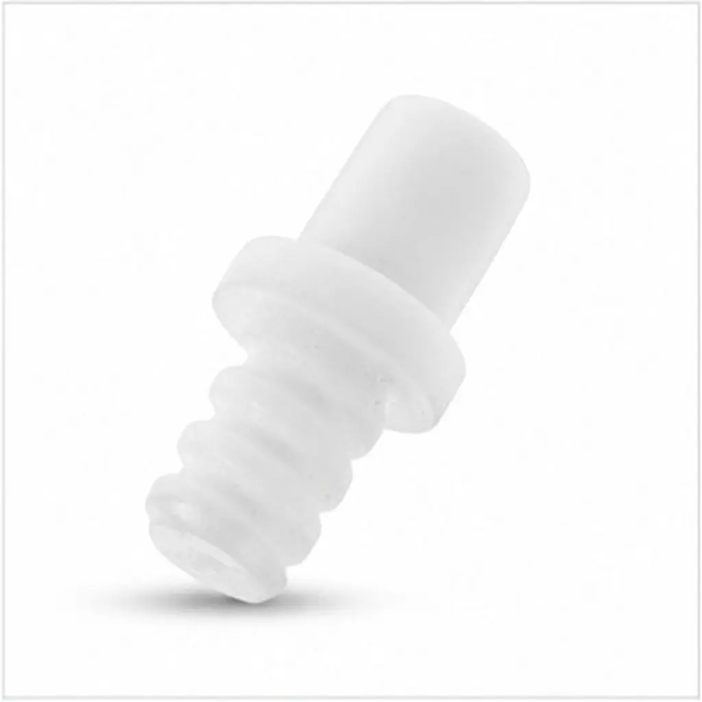 20Pcs Toilet Brush Handle Joint Replacement Connector Compatible with Most Brush Heads Self-Locking Spiral Design Easy Install