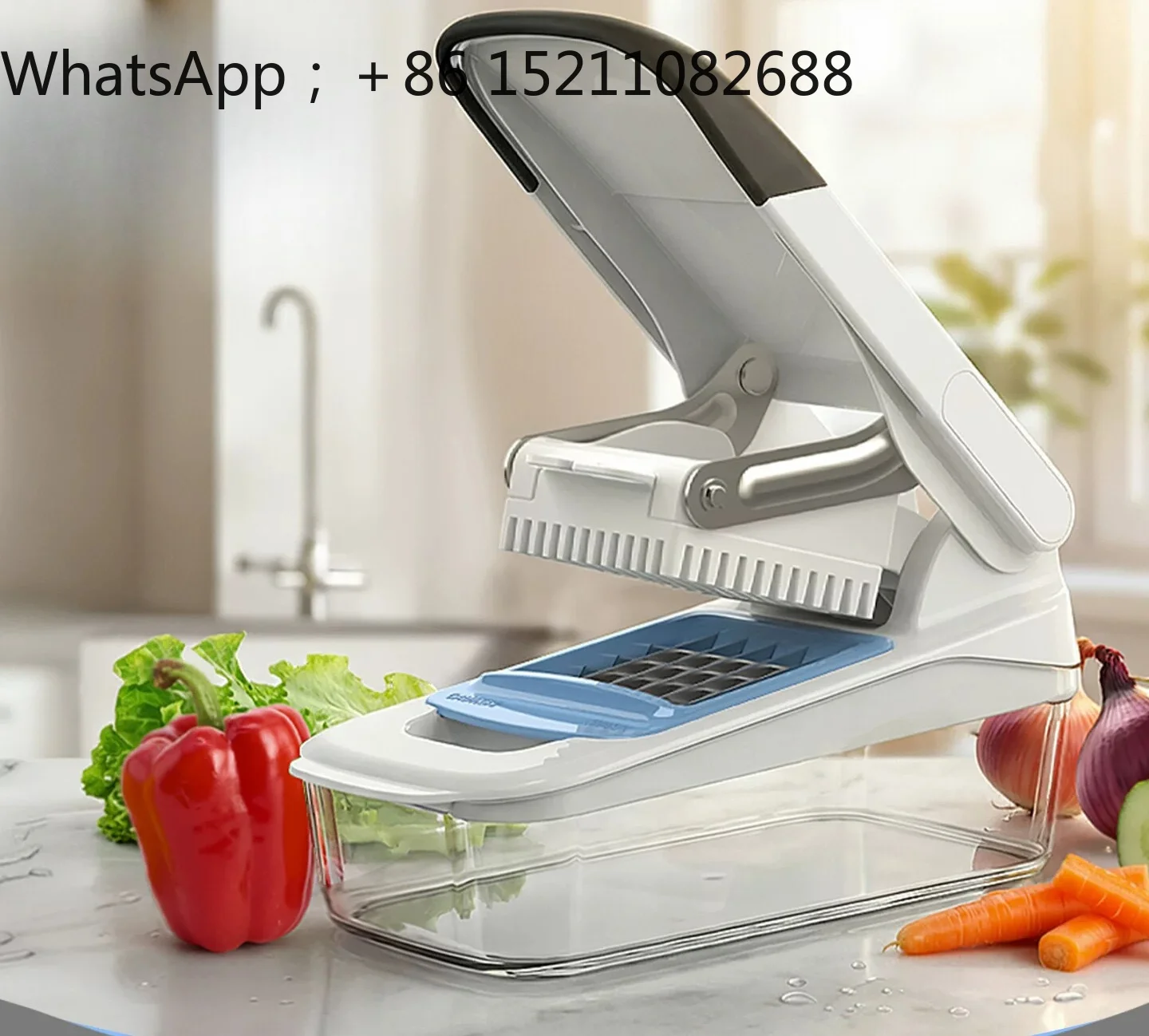 SCY Suitable for vegetable chopper Multifunctional vegetable salad cutter Onion potato dicing artifact