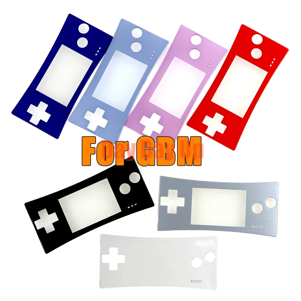 3 Buah Penutup Pelat Depan Pengganti untuk GameBoy Micro untuk Sistem GBM Rumah Cangkang Casing Depan