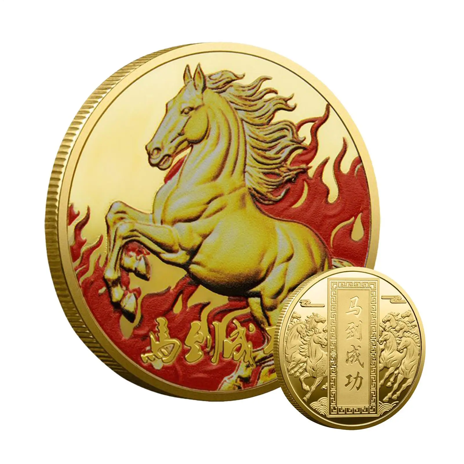 Commemorative Coin Immediate Success Commemorative Coin Travel-Friendly Luck Charm for Girls Teens Boys Women Men Husband Wife