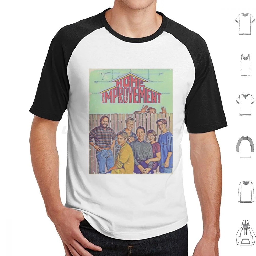 Home Improvement Fan Art T Shirt 6Xl Cotton Cool Tee Home Improvement Tim Allen Classic Tv Tv Show 90S Tim Tools