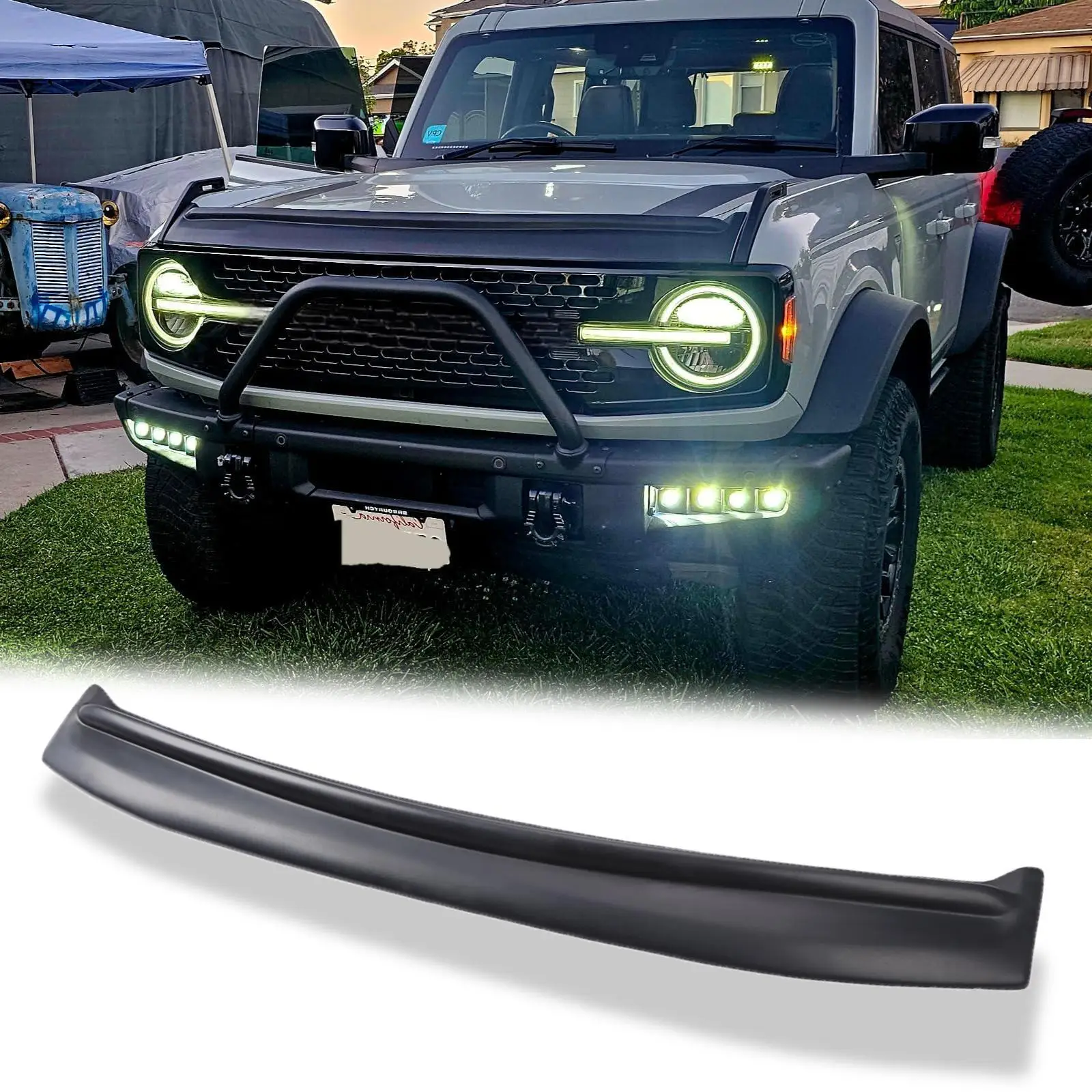 

Front Engine Bra Hood Cover Protector Guard For Ford Bronco 2-Dr 4-Dr 2021-2025
