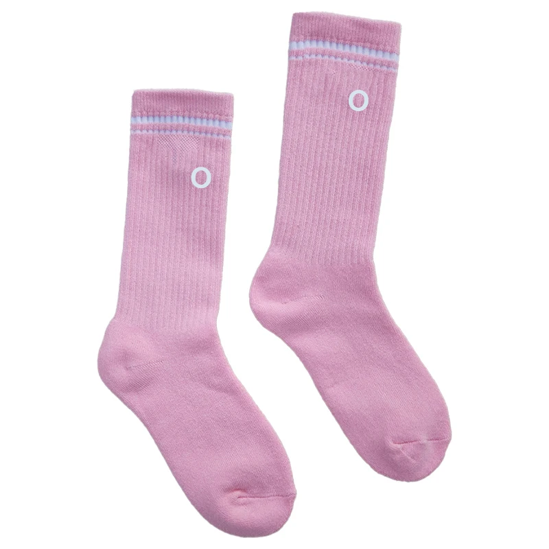 Cotton Yoga Socks Solid Color Middle Tube Breathable Casual Socks for Four Seasons