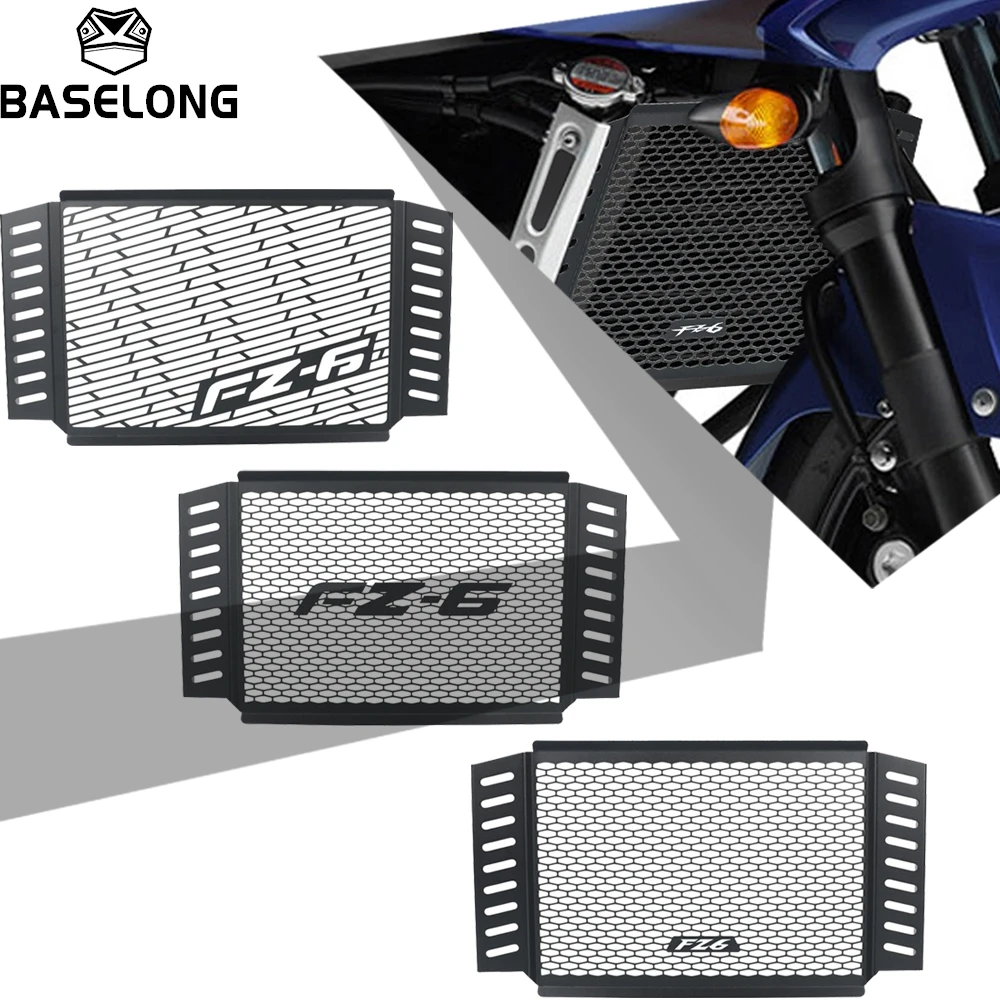 

FOR YAMAHA FZ6 Fazer FZ-6 FZ 6 fz6 2007-2008-2009-2010 Motorcycle Radiator Guard Protector Grille Grill Covers Accessories