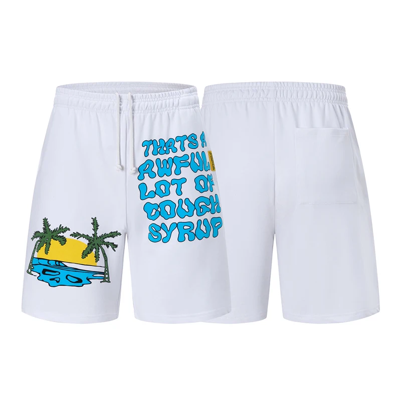 THAT'S A AWFUL LOT OF COUGH SYRUP High Street Trend Shorts Summer Men Women Beach Casual High-quality Pants