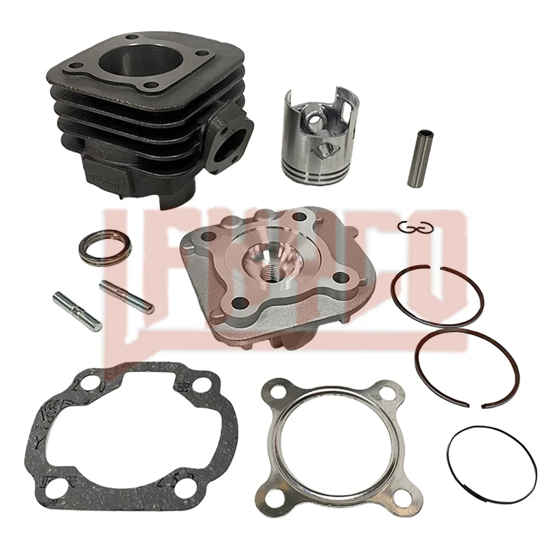 

47mm Big Bore Cylinder Kit 10mm Pin for Yamaha JOG50 3KJ Zuma50 Vino50 Minarelli 1E40QMB 2 Stroke 70cc Scooter Engine Rebuild