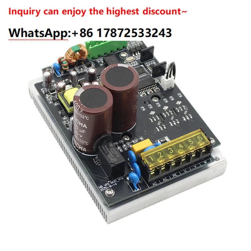 Direct drive nuclear universal bare board single board motor speed regulator 220V 0.75KW industrial frequency converter board