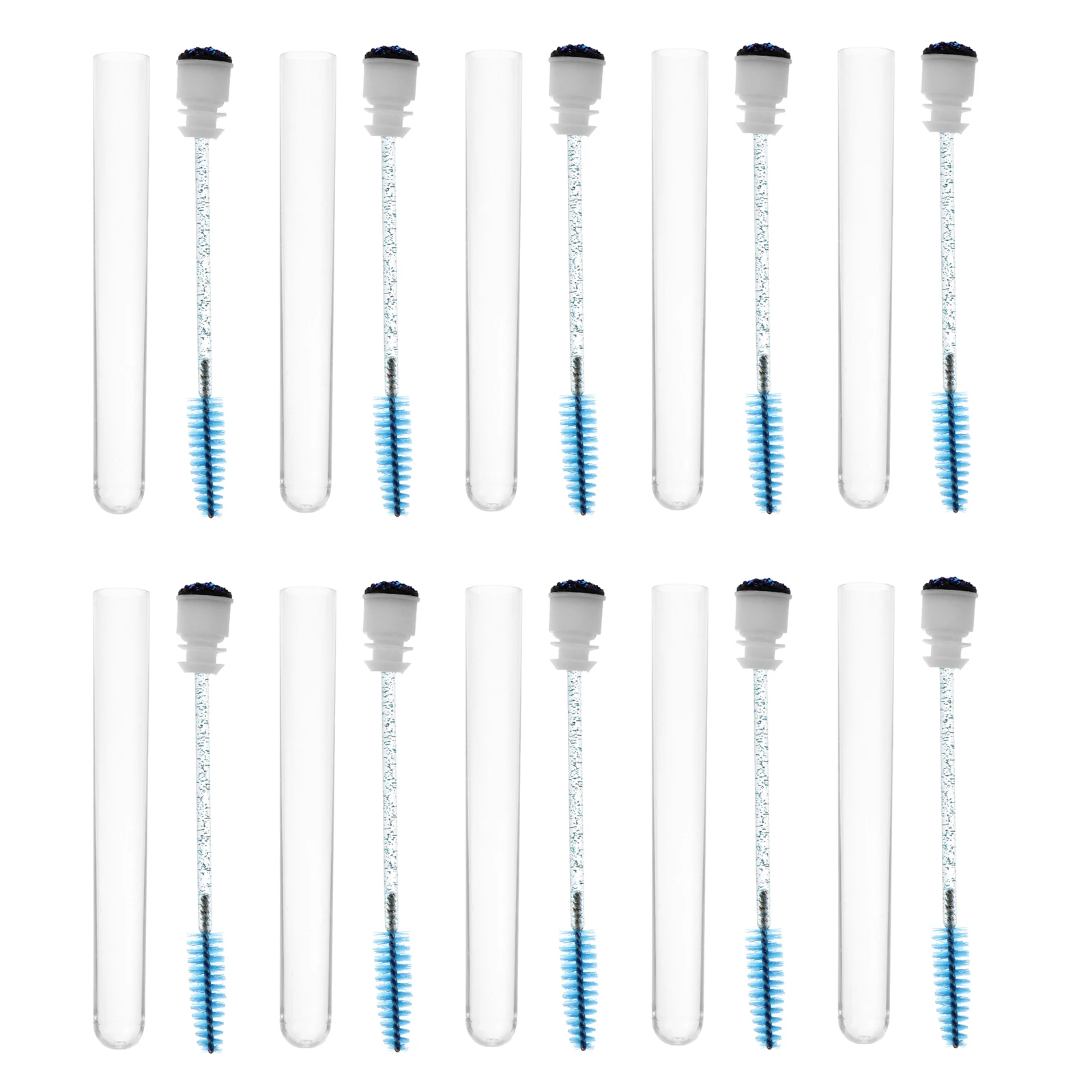 

10pcs Eyelash Brush Plastic Rhinestones Diamond Comb for Lashes Comfortable H Easy Storage Travel Mascara Eyebrow Brushes