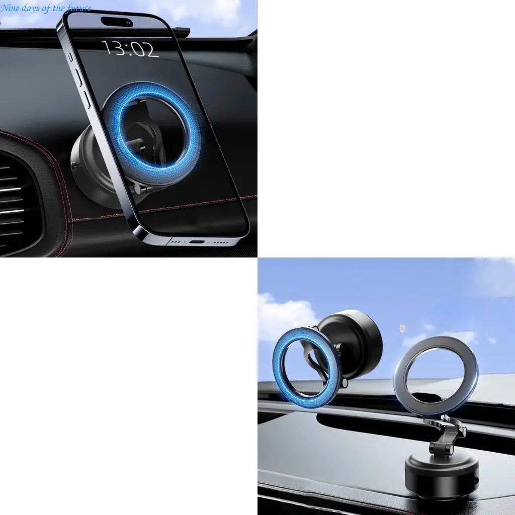 

Vehicle Phone Mount Bracket Holder Vacuum Suction with Vacuum Attachment 360 Degree Rotation for Safe Driving Experience E65A