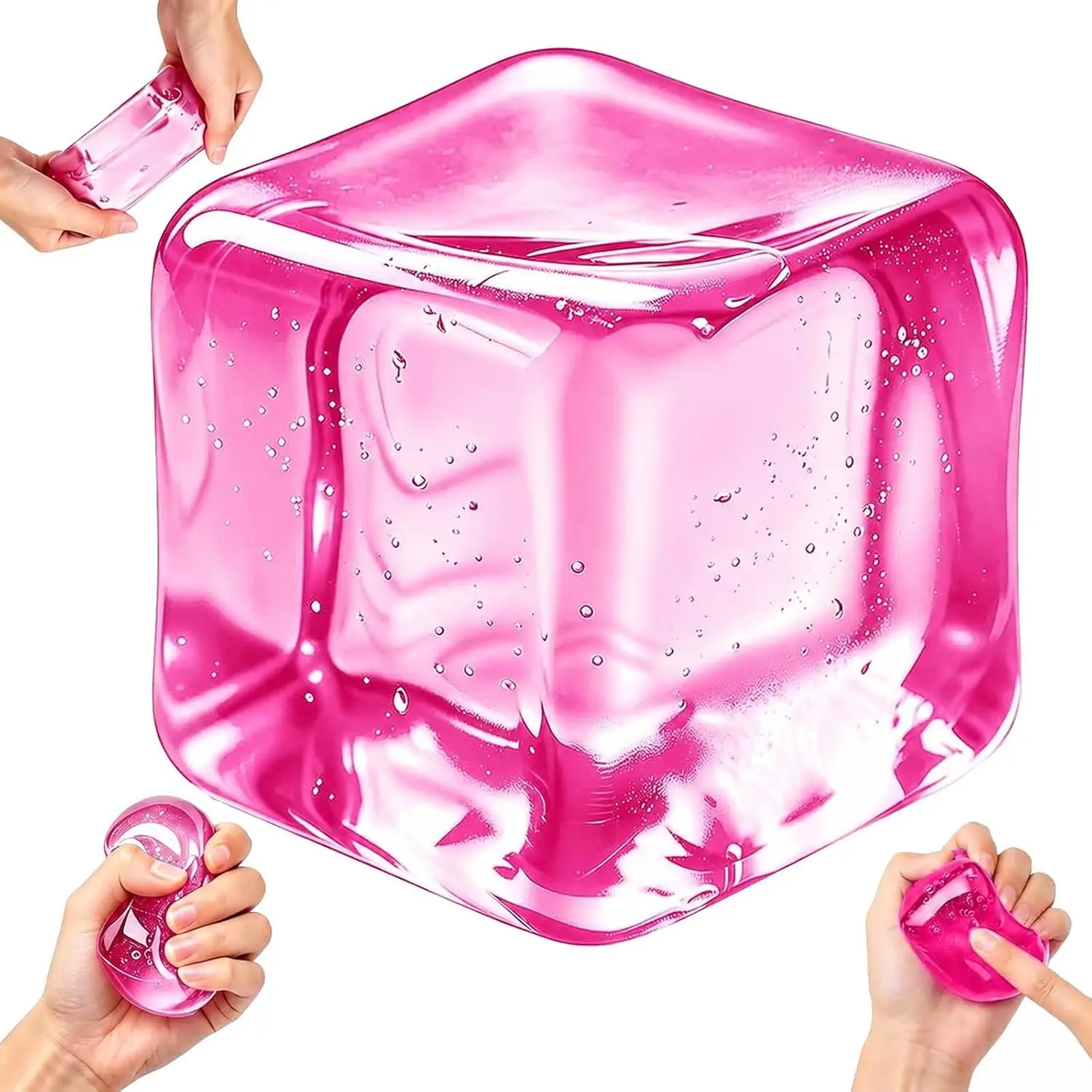 Big Cube Squishy Toy 5.5cm Fidget Slow Rising Stress Balls for Adults Sensory Squeeze Toys Autism Anxiety Relief