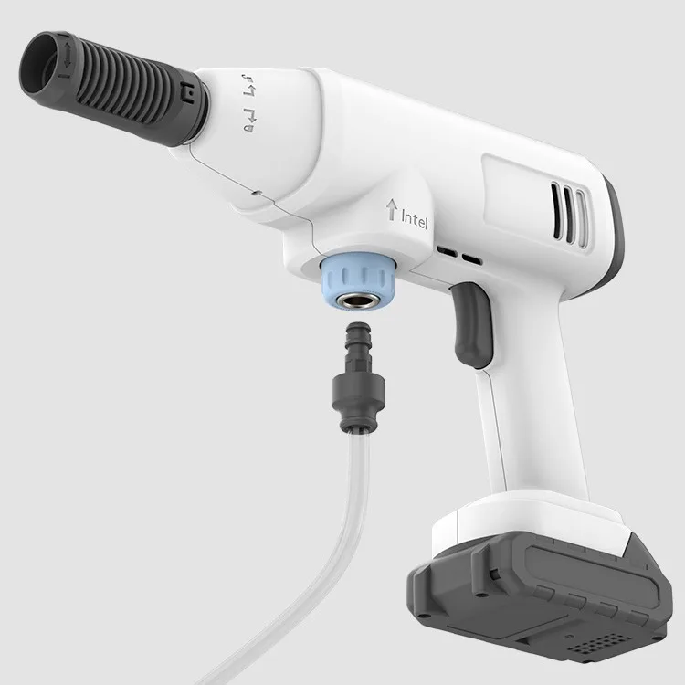 

Cordless High Pressure Water Gun Car Wash Artifact Portable Lithium Battery Machine Household Pump Spray Gun Tool TY-WP-0249