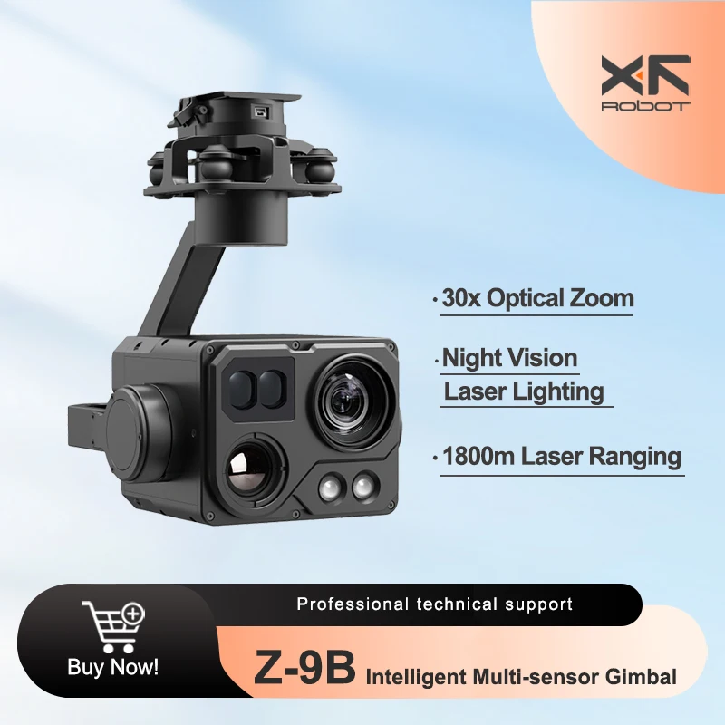 XF-Z9B Ai Target tracking/Night Vision UAV Pod Camera/30x optical zoom Thermal imaging camera Drone 3-Axis Pod