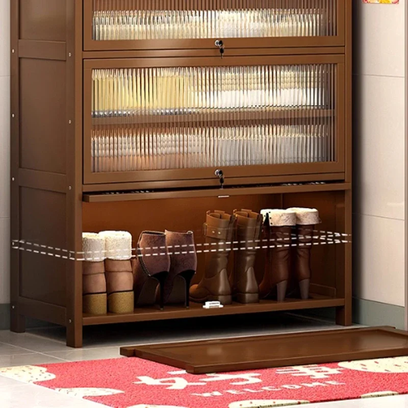 رف عمودي لخزائن الأحذية، منظمو مساحة غرفة المعيشة، حامل أحذية حديث للنوم، أثاث منزلي خشبي من Zapateras