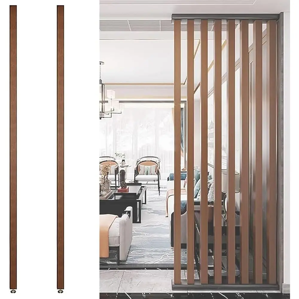 

Перегородка для комнаты от пола до потолка, деревянные рейки - современная настенная перегородка для входа в ресторан, офисная декоративная колонна -