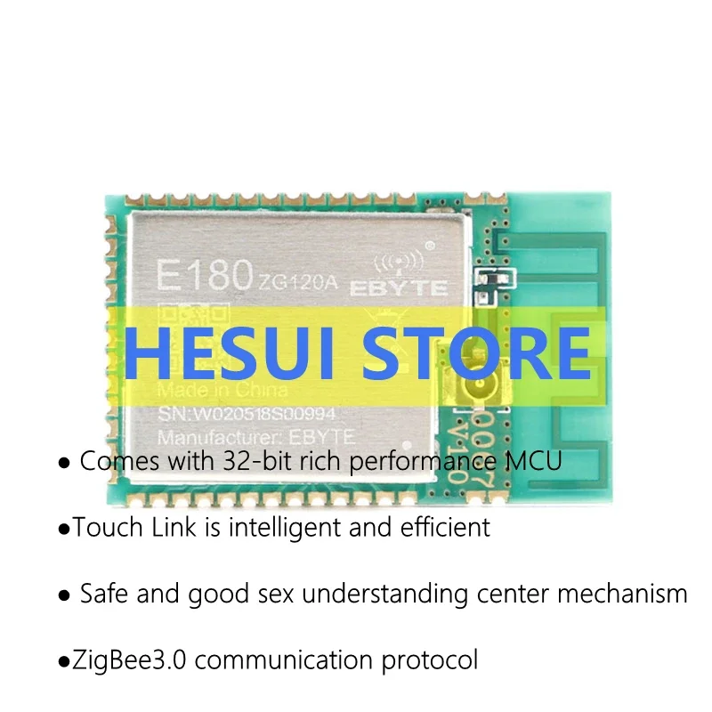 The ZigBee3.0 AD hoc network wireless module integrates TouchLink protocol IPEX/ onboard antenna through transmission