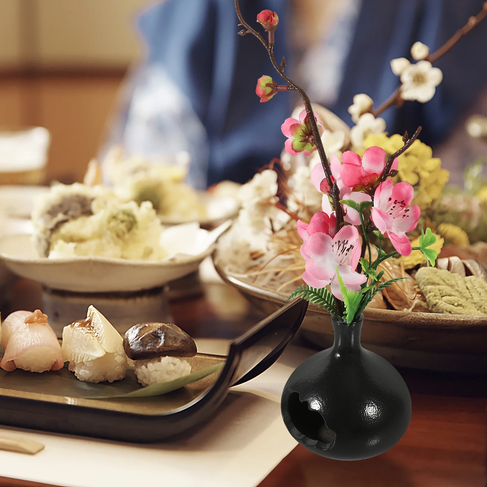 

Simulation Flower Serving Plate Decor Sashimi Embellishment Sushi Decoration Adornment Fake Artificial Hotel